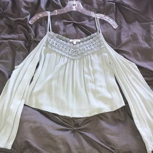 Charlotte Russe Flowy Crop Top